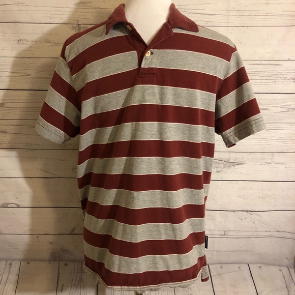 Abercrombie & Fitch Other - Abercrombie & Fitch Grey/Wine Striped Shirt